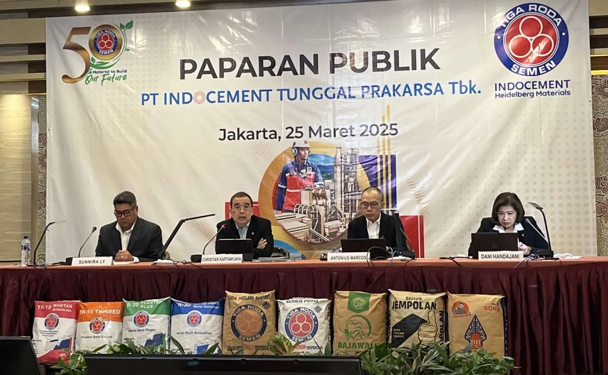 Kurangi Modal, Indocement Tunggal Prakarsa (INTP) akan Menarik Kembali Sahamnya
