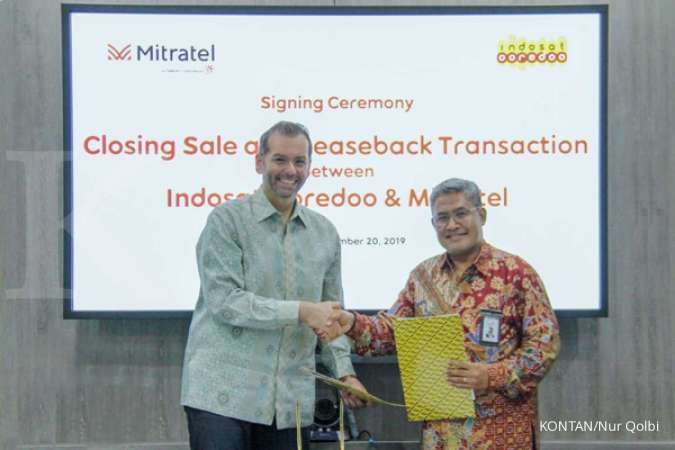 Indosat (ISAT) selesaikan transaksi penjualan 2.100 menara Mitratel