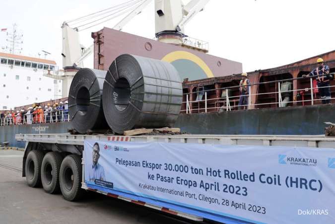 Krakatau Steel (KRAS) Ekspor 30.000 Ton Baja ke Italia Senilai Rp 315 Miliar