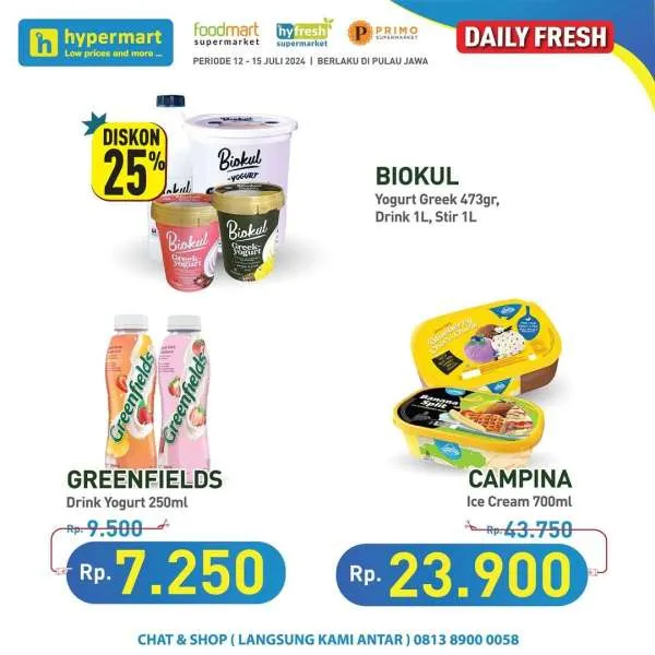 Promo JSM Hypermart Hyper Diskon Weekend Periode 12-15 Juli 2024