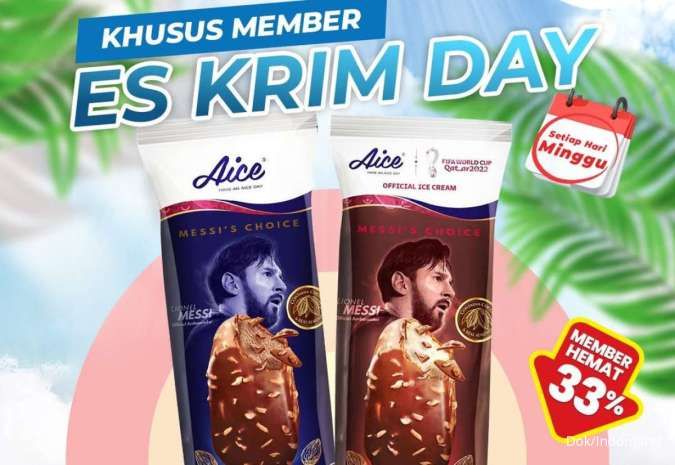 Promo Es Krim di Indomaret 28 Desember 2025, Aice Beli 2 Gratis 1