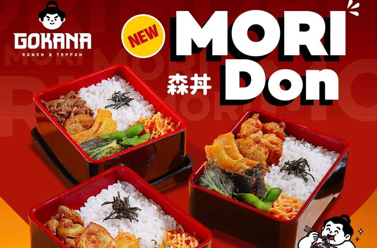 Promo Menu Baru Gokana, Mori Don dengan 3 Varian Favorit Mulai Rp 25.000 Saja