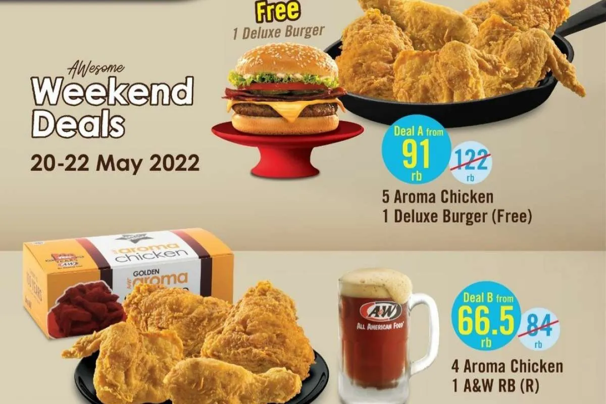 Promo AW Restoran 20-22 Mei 2022, Weekend Deals Hemat di Bawah Rp 90.000