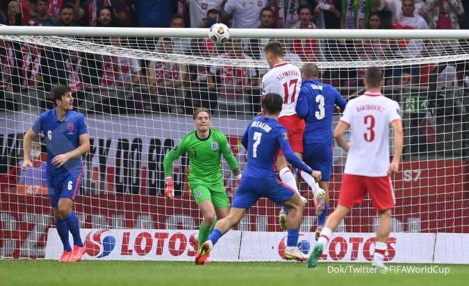 Hasil Polandia vs Inggris: The Eagles tahan Three Lions 1-1