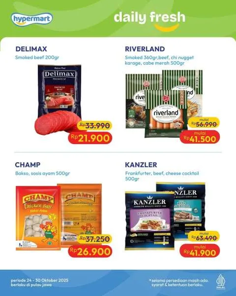 Promo JSM Hypermart Weekend Periode 24-27 Oktober 2025