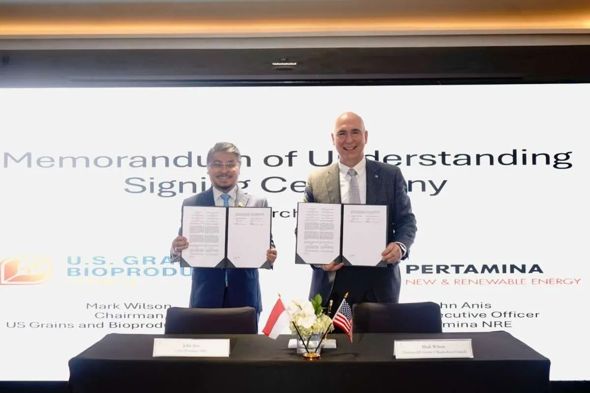 Pertamina NRE Gandeng US Grains & BioProducts Council untuk Pengembangan Bioetanol