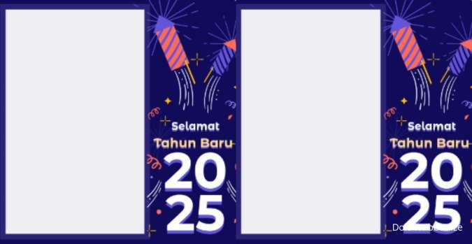 45 Twibbon Tahun Baru 2025 yang Unik dan Desain Terbaru untuk Jadi Foto Profil