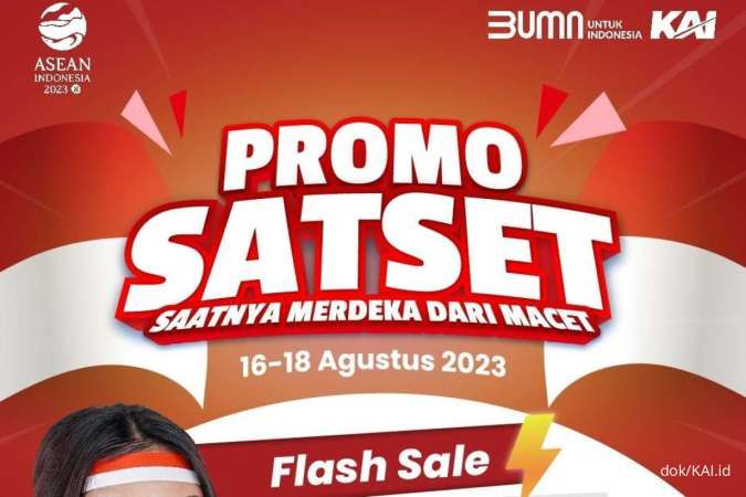 Promo HUT RI 17 Agustus, KAI Berikan Promo Flash Sale Tiket Seharga Rp 78.000
