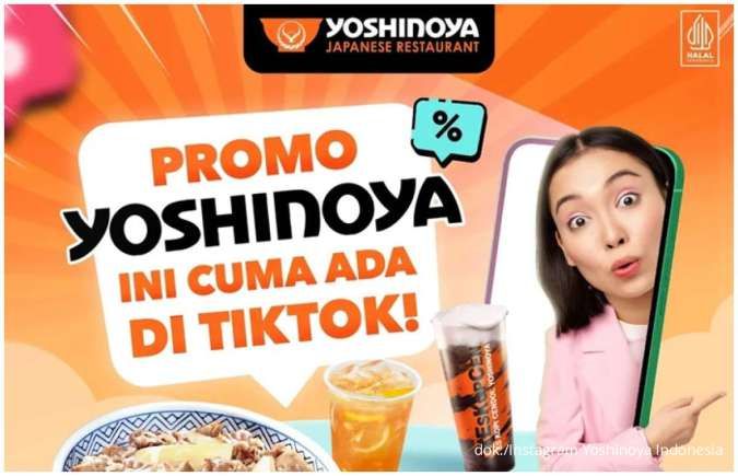Kumpulan Promo Yoshinoya TikTok Beli 2 Gratis 1 hingga Hemat 30%, Terbatas Banget