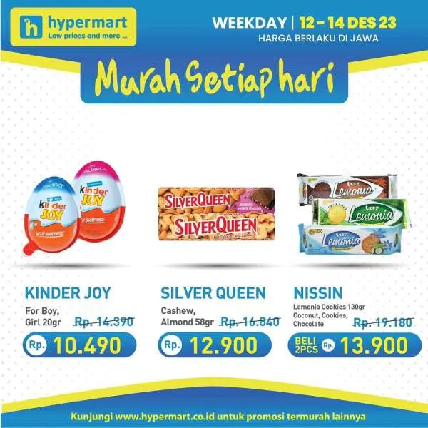 Promo Hypermart Hyper Diskon Weekday Periode 12-14 Desember 2023