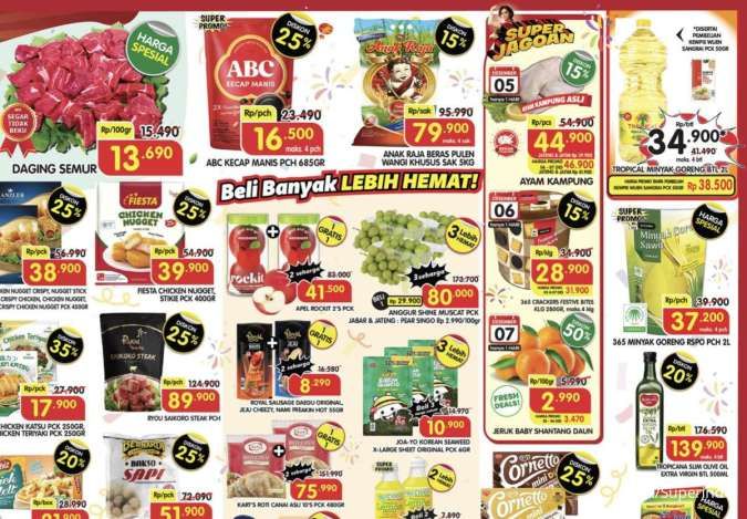 Promo Superindo Hari Ini 5-7 Desember 2025, Apel Rockit Beli 1 Gratis 1