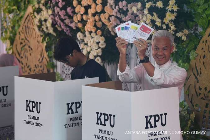 Ganjar Pranowo Mengaku Tenang Menghadapi Pencoblosan Pemilu 2024 Hari Ini