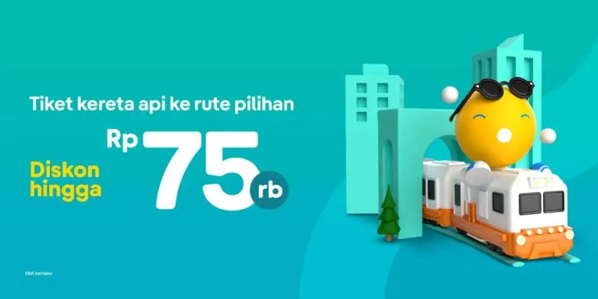Promo Tiket.com Selama Mei 2023, Diskon Tiket Kereta Api ke Rute Pilihan Rp 75.000