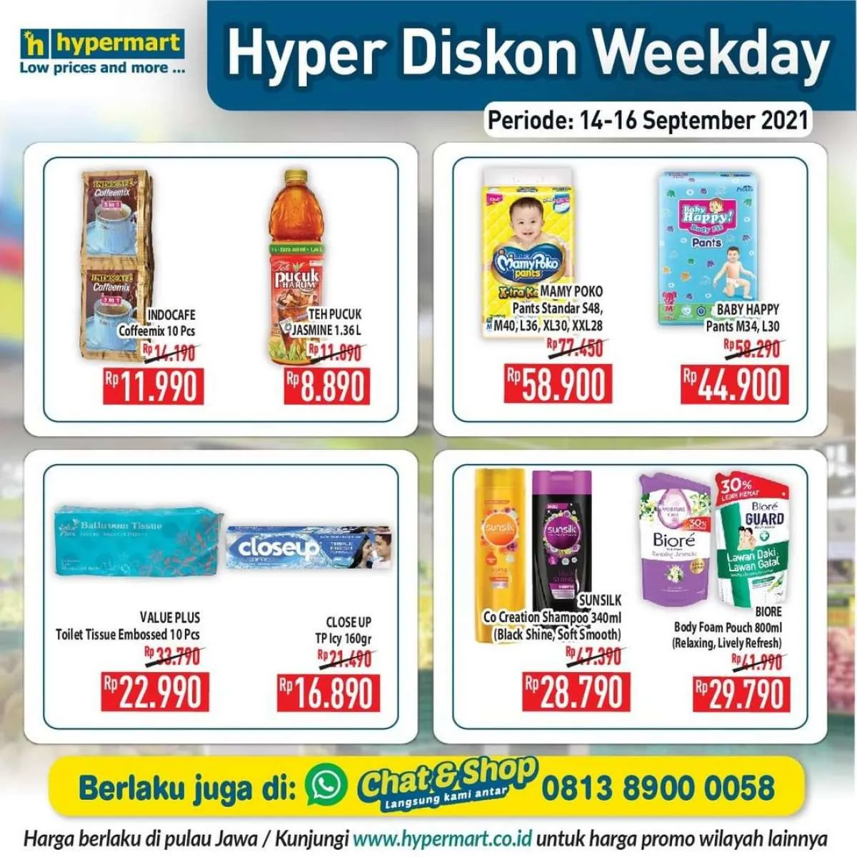 Katalog Promo Hypermart Hyper Diskon Weekday Periode 14-16 September 2021