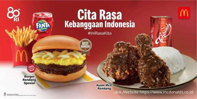 Menu Lama Balik Lagi! Promo McD Burger dan Ayam Rendang Spesial, PersediaanTerbatas