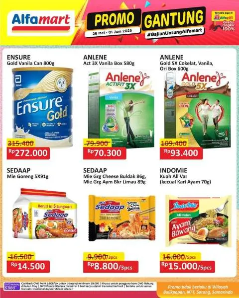 Promo Alfamart Gantung Periode 26 Mei-1 Juni 2025