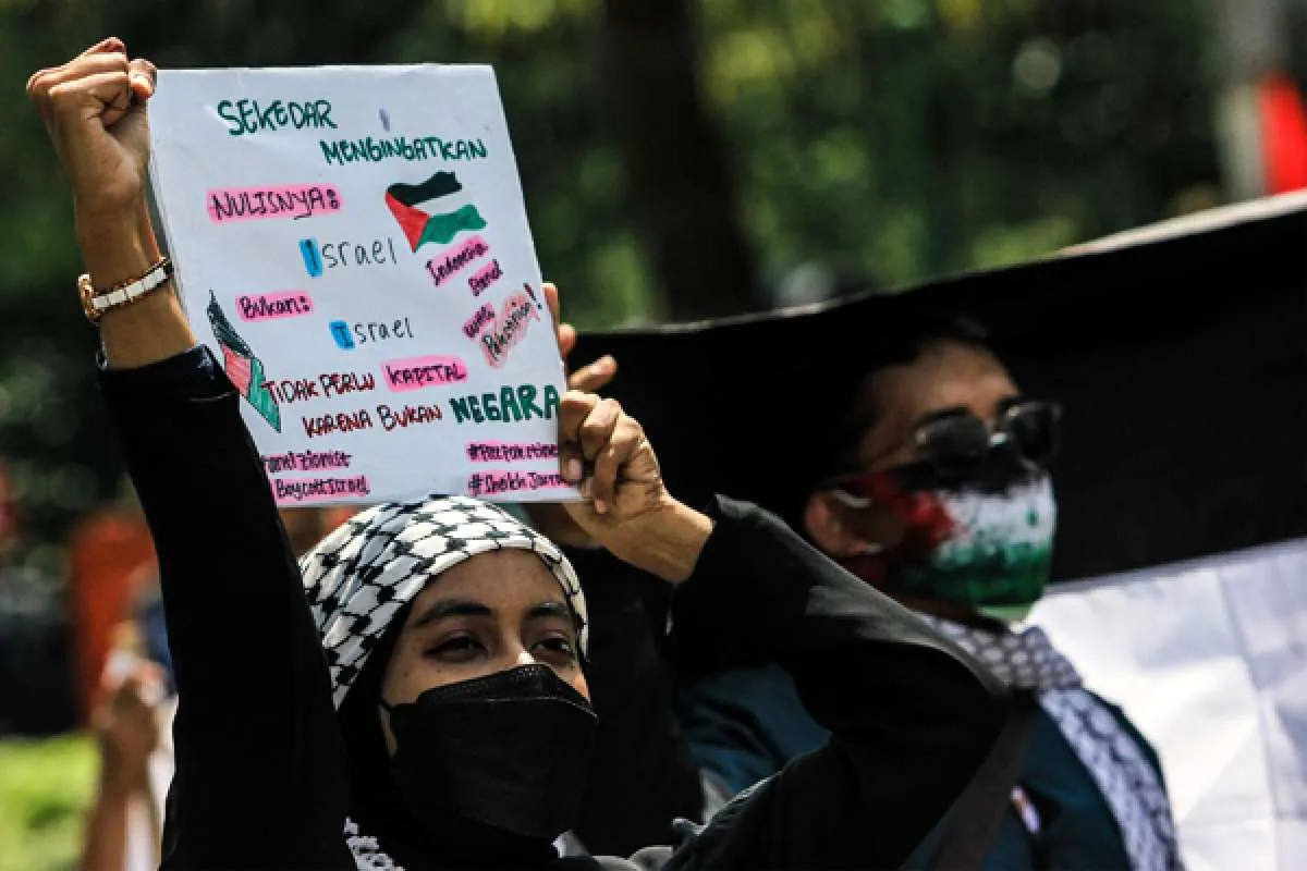 Penjualan Sorban Keffiyeh Palestina di AS Meroket 