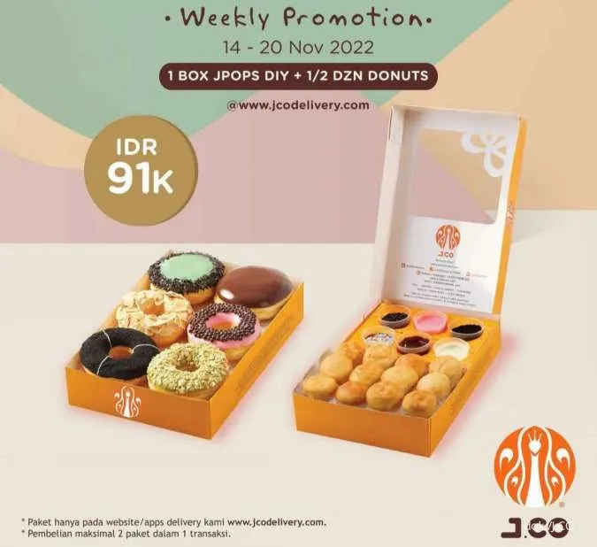 Promo J.CO November 2022: Donuts & JPOPS