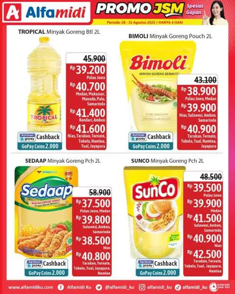 Promo JSM Alfamidi Spesial Gajian Periode 28-31 Agustus 2025