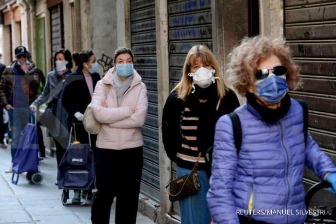 Kasus infeksi Covid-19 di Italia naik gara-gara pesta jalanan Piala Eropa