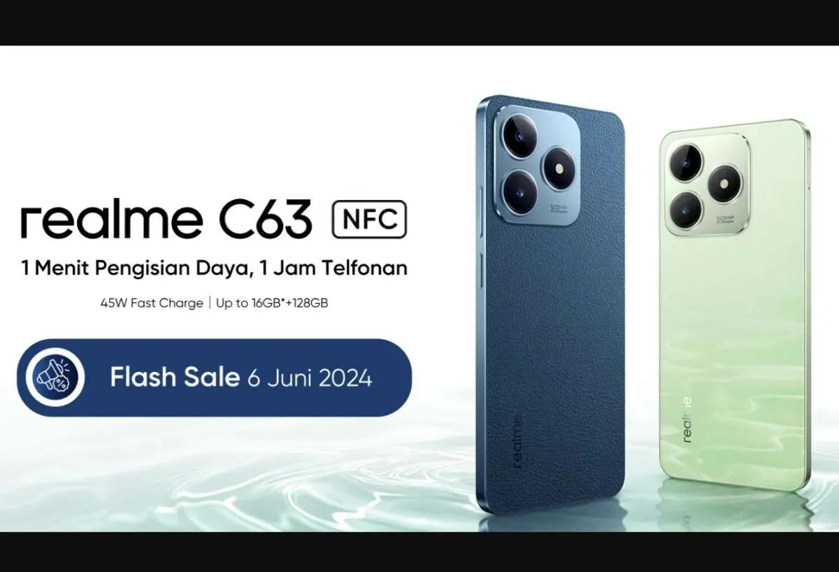 Spesifikasi & Harga HP Realme C63 Resmi di Indonesia