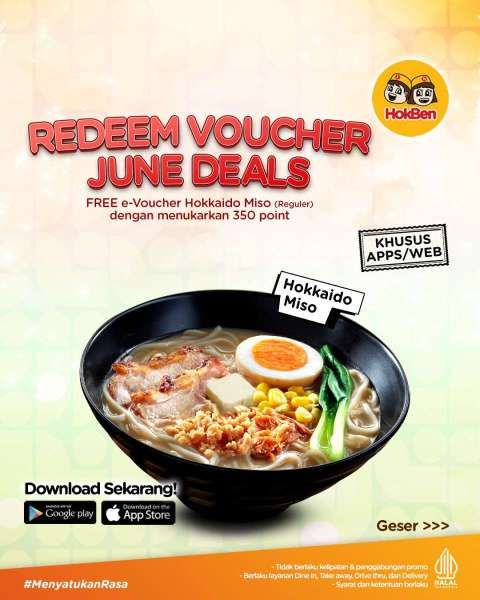 Promo HokBen Bulan Juni 2025 Khusus Aplikasi dan Website