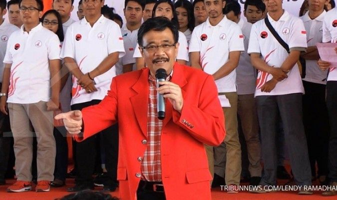 Djarot juga ikut Ahok, irit bicara tentang pilkada