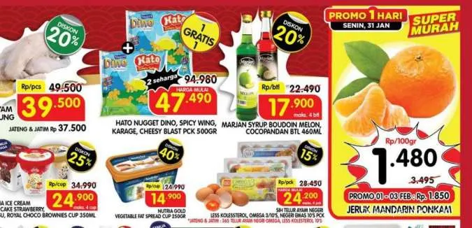 Promo Superindo Terbaru 31 Januari-3 Februari 2022