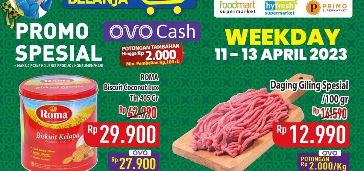 Katalog Promo Hypermart Sampai 13 April 2023, Hari Terakhir Promo Diskon Weekday