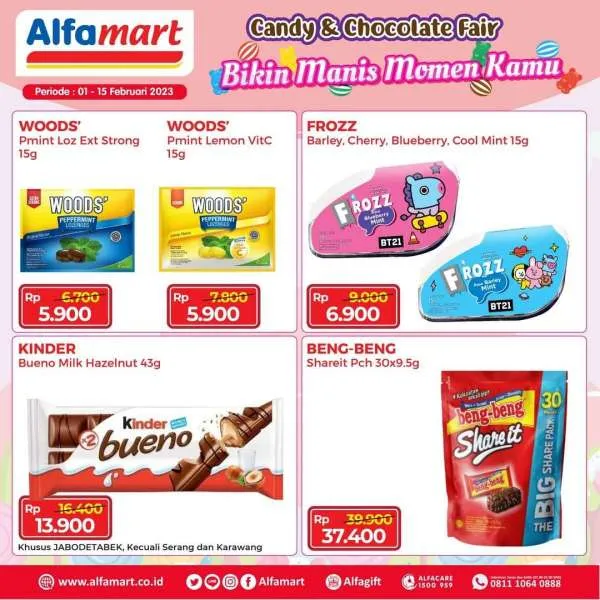 Promo Alfamart Edisi Valentine Periode s/d 15 Februari 2023