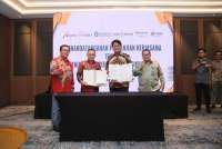 Jamkrindo Teken Kerja Sama Penjaminan Kredit Alsintan dengan 4 BPD