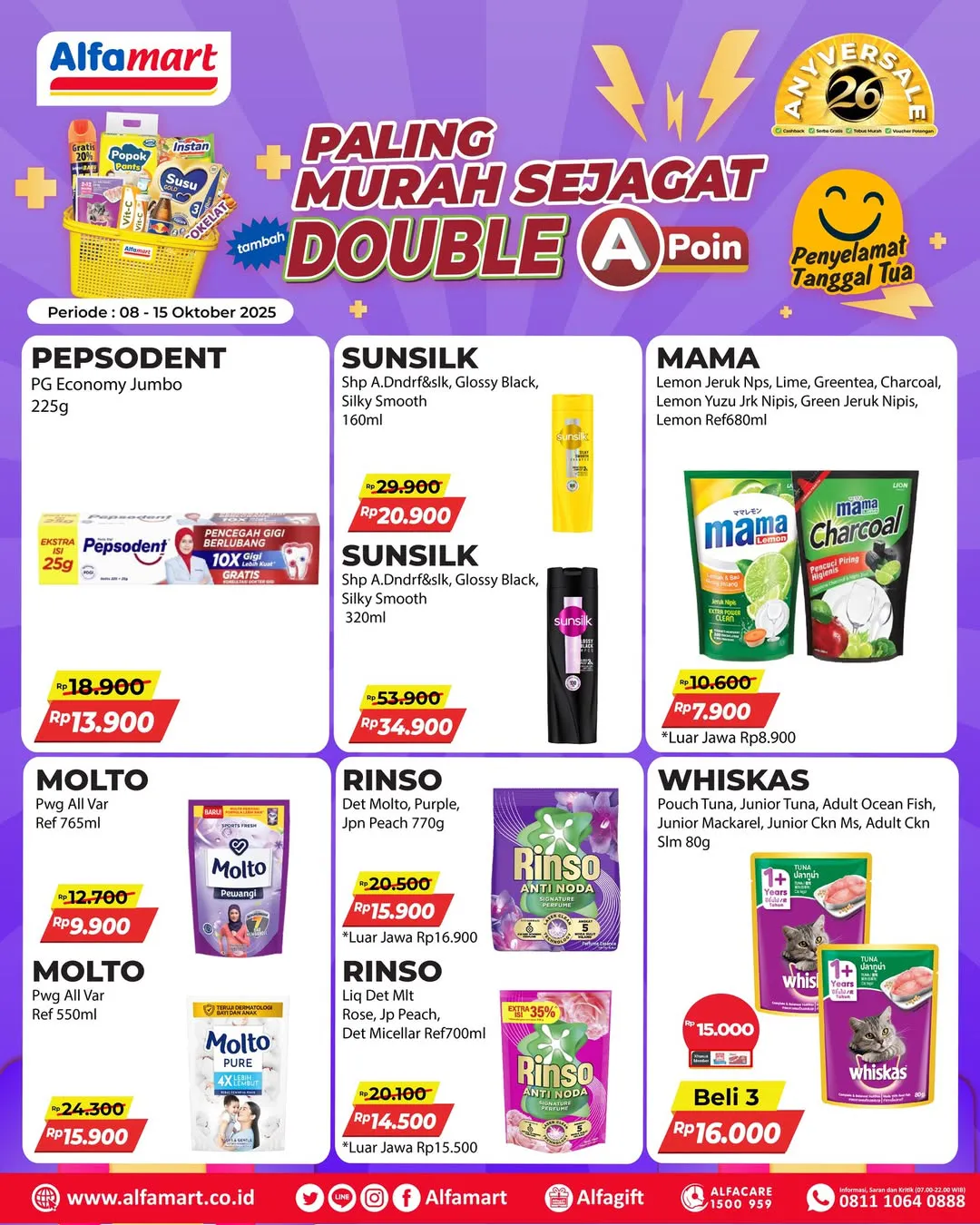 Promo Alfamart Paling Murah Sejagat Periode 8-15 Oktober 2025