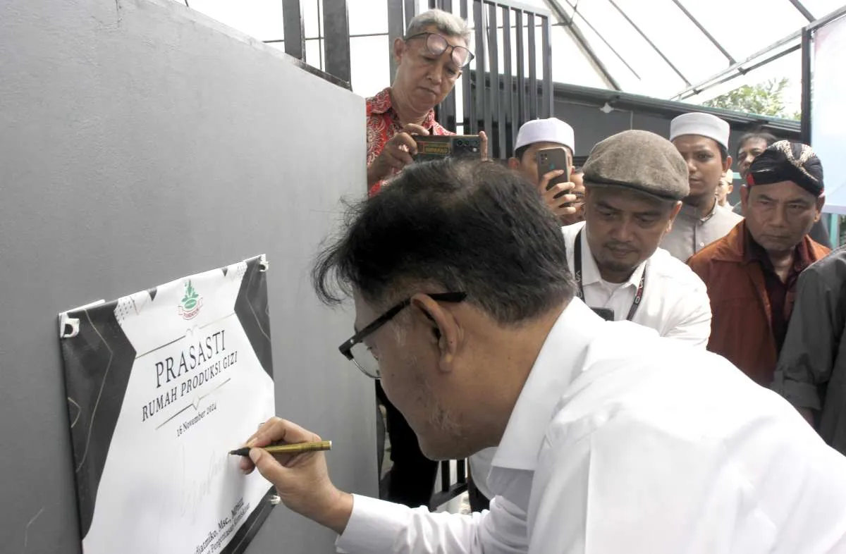 BP Taskin Resmikan Rumah Produksi Gizi di Bogor 