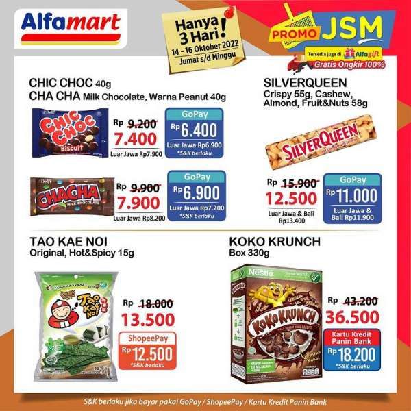 Promo JSM Alfamart 14-16 Oktober 2022