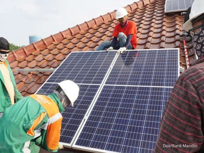 Tanpa agunan, Bank Mandiri siapkan program cicilan pemasangan solar panel