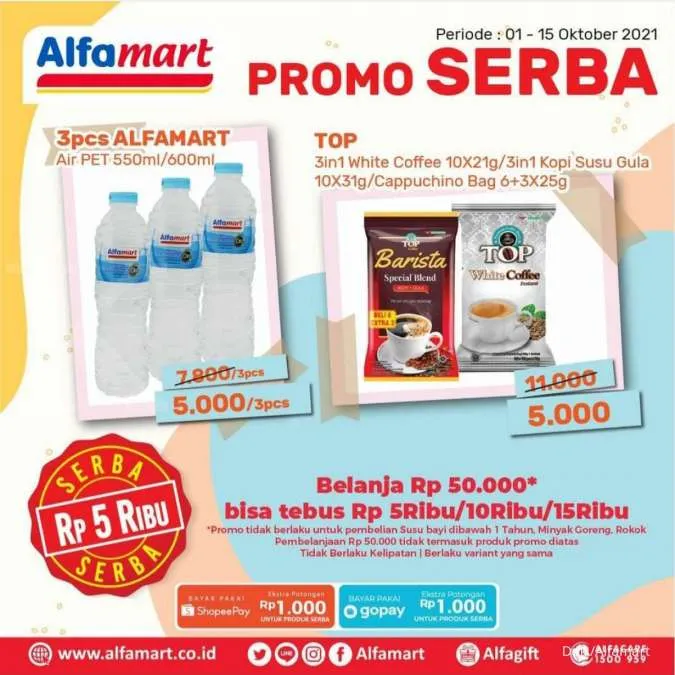 Promo Alfamart Serba Rp 5.000