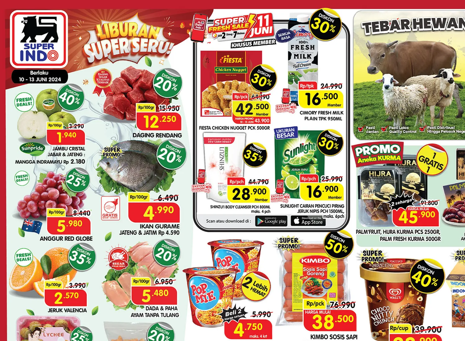 Promo Superindo Weekday Periode 10-13 Juni 2024
