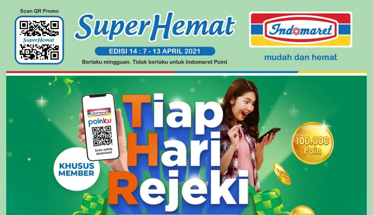 Promo Indomaret weekday 12 April 2021, diskon hari kerja masih ada!