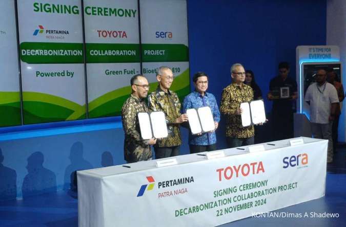 Pertamina Patra Niaga uji penggunaan Bioethanol E10 Bersama Toyota dan TRAC