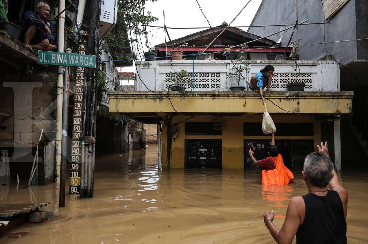 Korban banjir Jakarta
