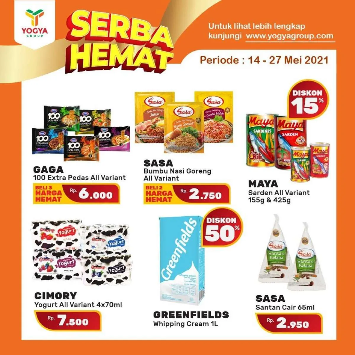 Promo Yogya Supermarket weekday 25 Mei 2021, ada program Serba Hemat!