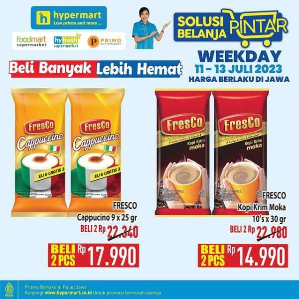 Katalog Promo Hypermart Diskon Weekday Terbaru 11-13 Juli 2023