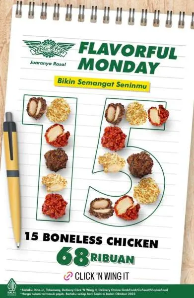 Wingstop Flavorful Monday