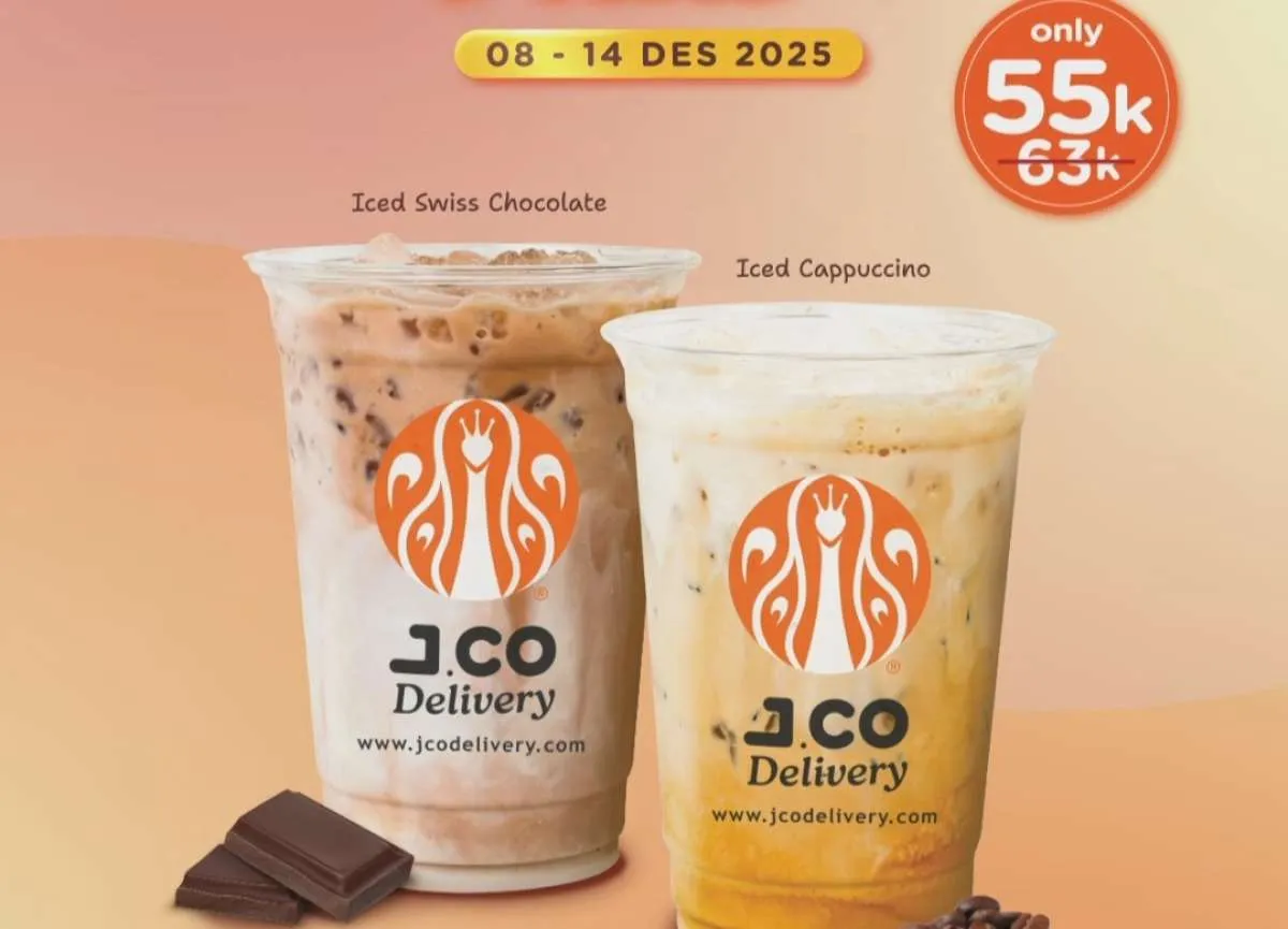 Promo J.CO Your Favorite Picks sampai 14 Desember: 2 Minuman Favorit Cuma Rp 55K