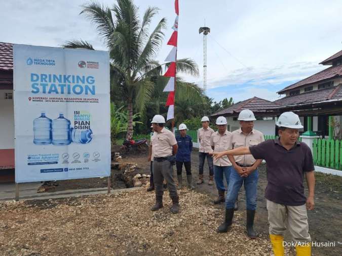 Fasiltas air minum isi ulang di Waserda BWPT