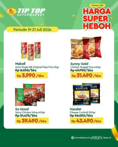 Promo JSM Tip Top 19-21 Juli 2024