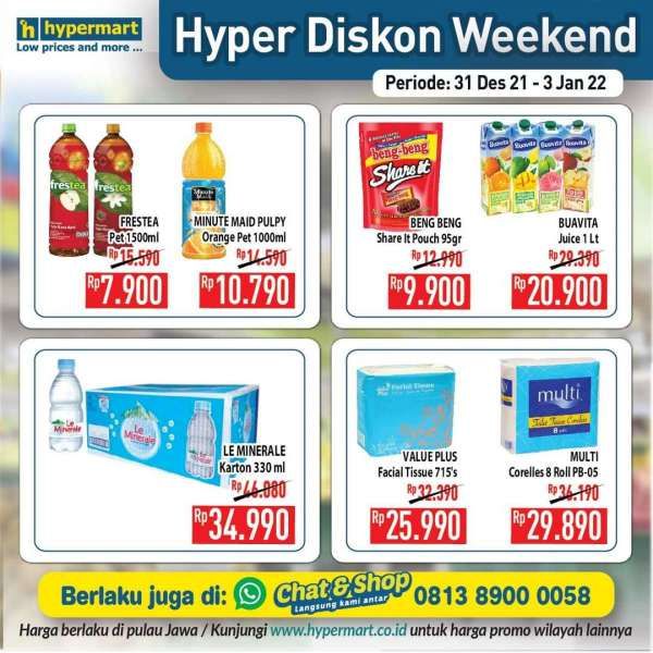 Cek Promo Hypermart Hari Ini (1/1) untuk Belanja Hemat di Awal Tahun 2022
