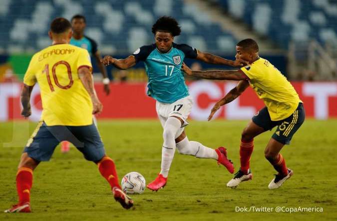 Hasil laga Kolombia vs Ekuador di Grup A Copa America 2021