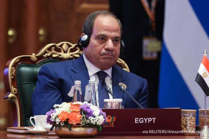 Presiden Mesir Abdel Fattah El-Sisi Tiba di Jakarta, Disambut Jet Tempur TNI AU