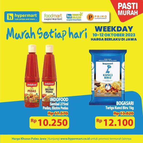 Promo Hypermart Hyper Diskon Weekday Terbaru 10-12 Oktober 2023